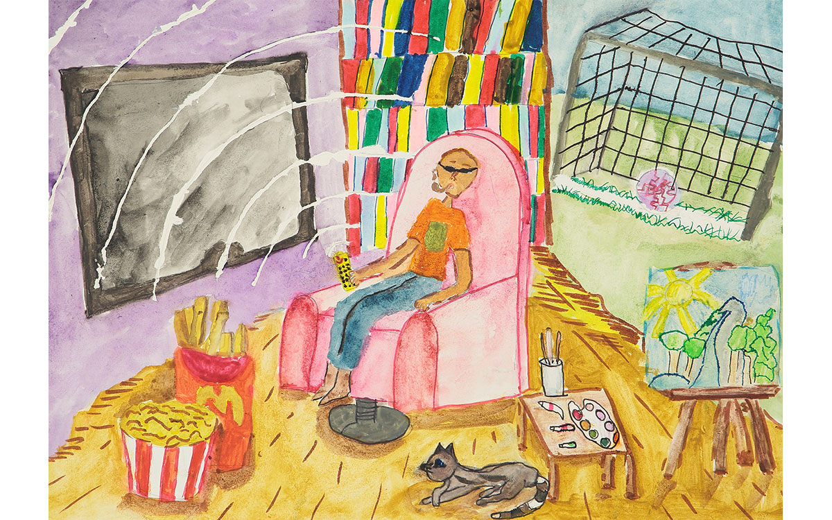 „Meine Welt“, Patrick, 9 Jahre, aus Mehring-Öd, Bild eingereicht bei der meine Volksbank Raiffeisenbank eG, ©BVR<br>3. Platz / Altersgruppe 2