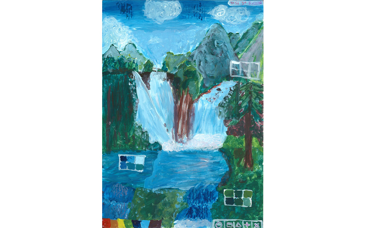 AK 2 (2) Anna Marie (10) aus Schönkirchen: „Erinnerung an die Alpen“ aus Schönkirchen