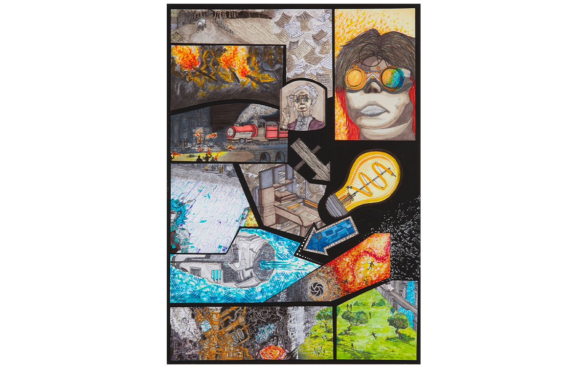 AK 4 (3) Anna Maria (15): „Wellen des Wandels: Die Chroniken der industriellen Revolution“, eingereicht bei der VR-Bank Main-Rhön eG