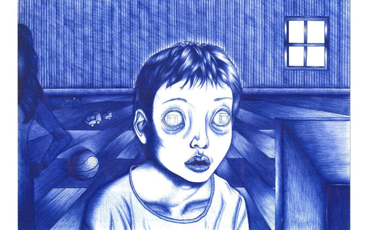 AK 5 (3) Hanna (17): „Ohne Titel“, eingereicht bei der Vereinigten Volksbank eG Saarlouis – Losheim am See – Sulzbach/Saar