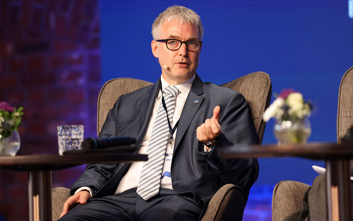 BVR-Vorstand Daniel Quinten setzte sich bei Europa-Forum für eine Bankenregulierung mit Augenmaß ein.