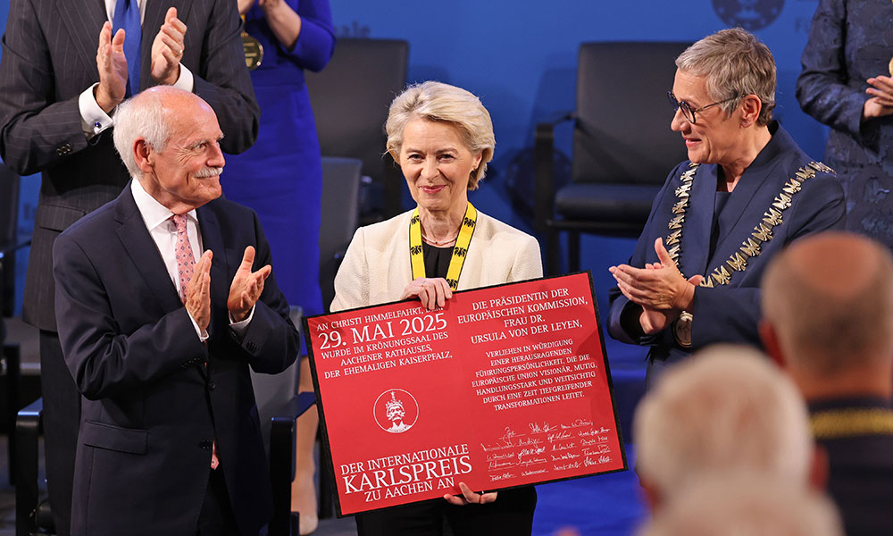 Karlspreis für Ursula von der Leyen