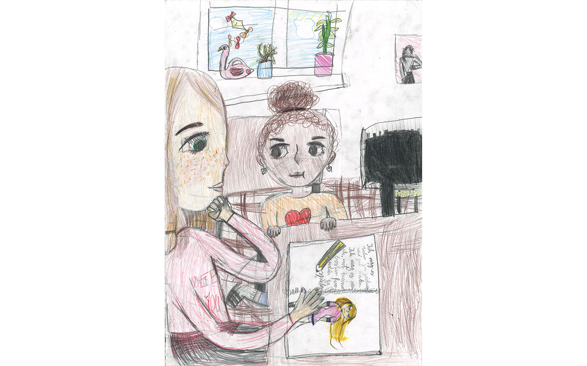 „Das mache ich gern“, Keira, 10 Jahre aus Regensburg, eingereicht bei der Raiffeisenbank Oberpfalz Süd eG &copy; BVR, 2. Platz, Altersgruppe 2