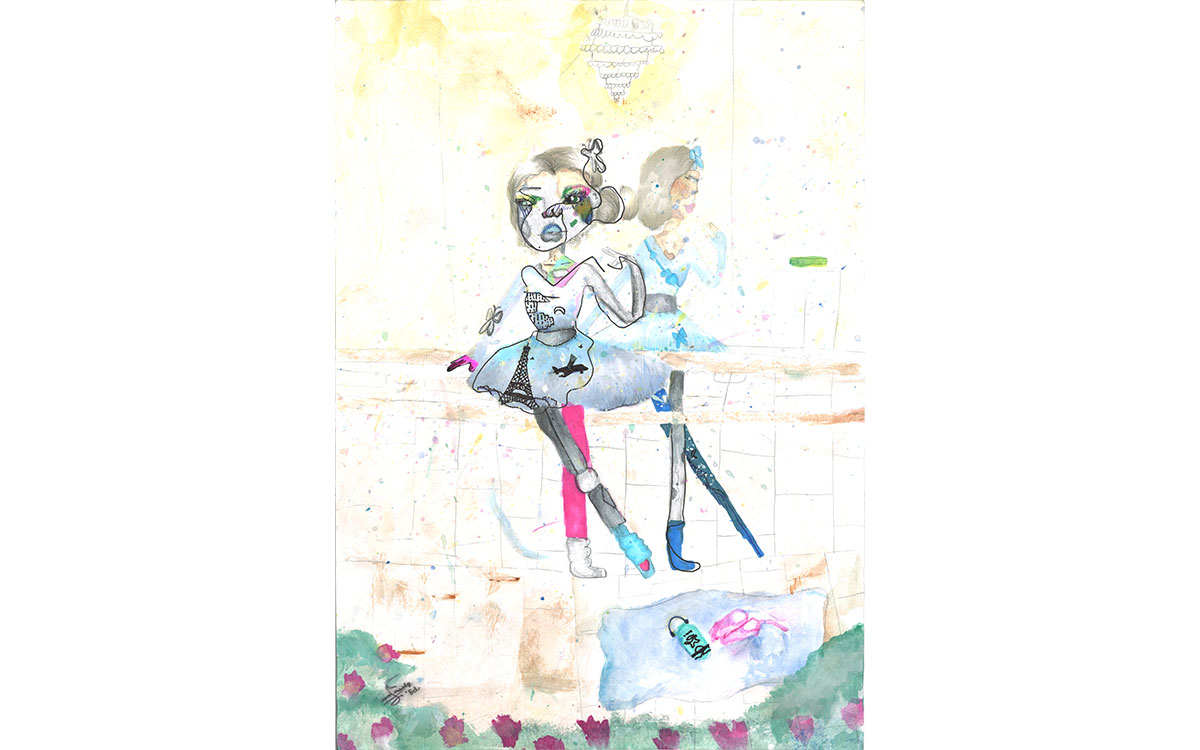 „Balletttänzerin“, Madeleyne, 11 Jahre aus Dingolfing, eingereicht bei der VR-Bank Landau-Mengkofen eG &copy; BVR, 1. Platz, Altersgruppe 3